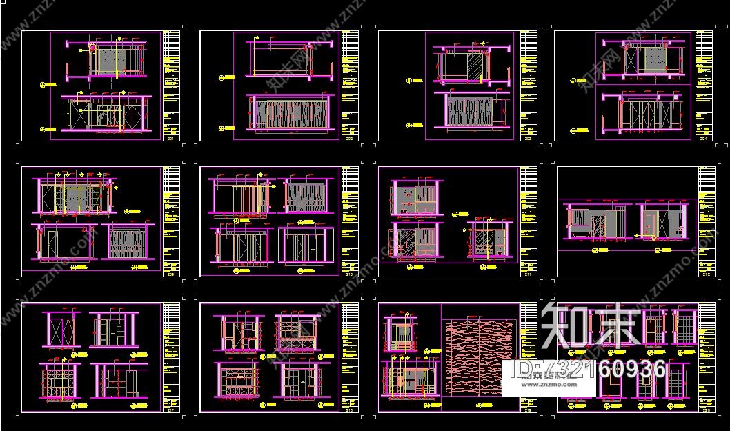 高文安--杭州南都东方润园样板房室内装修cad施工图cad施工图下载【ID:732160936】