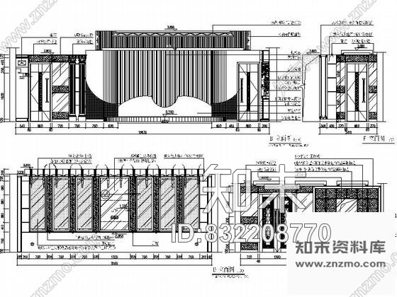 图块/节点豪华包间立面图cad施工图下载【ID:832208770】