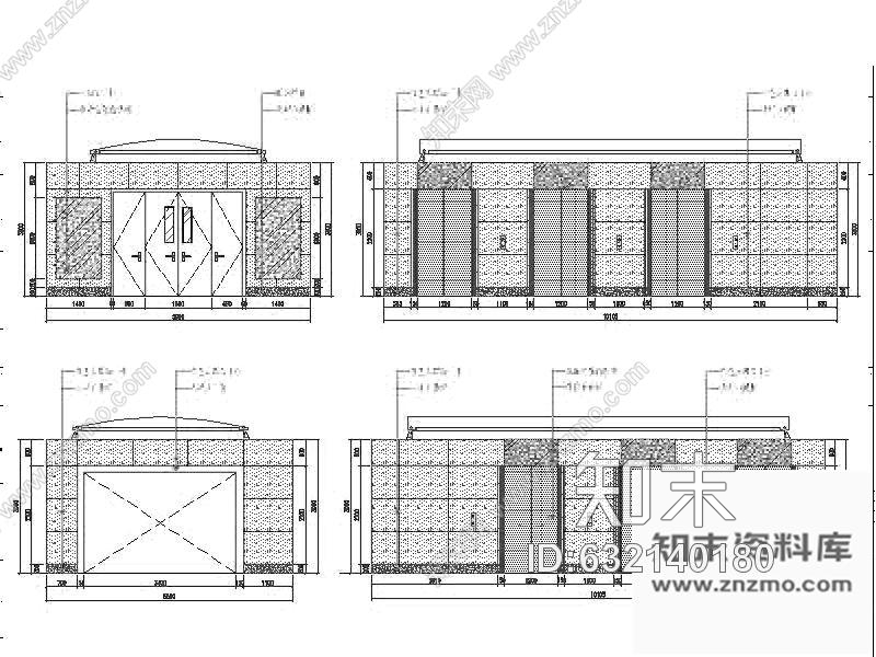 施工图北京某医院干部保健楼装修图(含效果)cad施工图下载【ID:632140180】