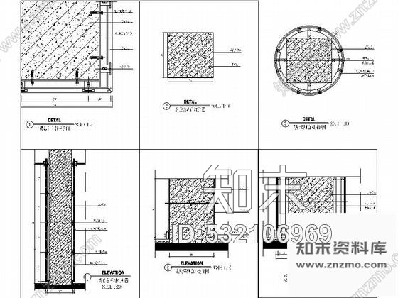 施工图浙江江南园林特色仿古图书馆装修CAD设计图含实景cad施工图下载【ID:532106969】