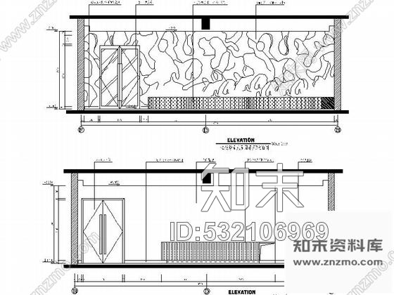 施工图浙江江南园林特色仿古图书馆装修CAD设计图含实景cad施工图下载【ID:532106969】