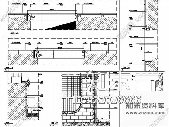 施工图重庆现代简约四星级酒店B户型行政套房室内设计施工图cad施工图下载【ID:532026666】