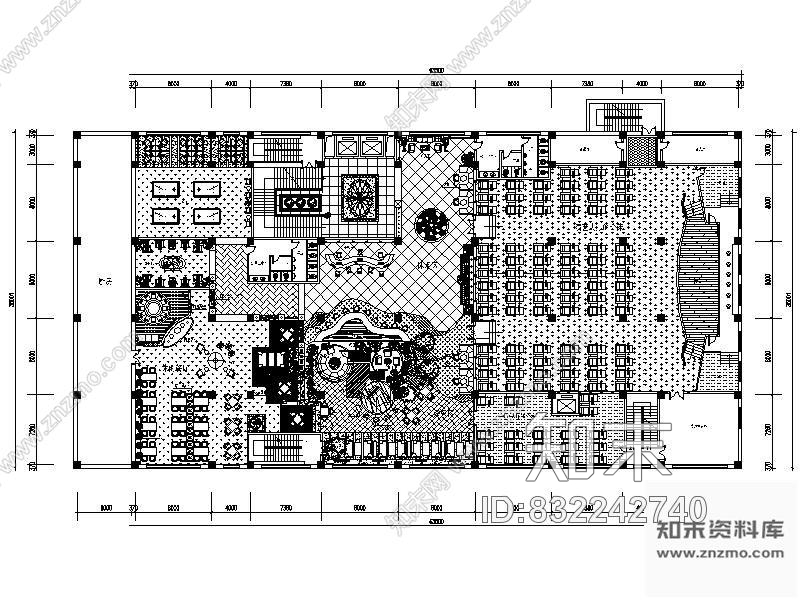 图块/节点石家庄某假日商务会馆平面布置图cad施工图下载【ID:832242740】