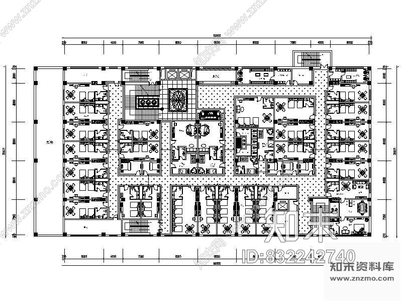 图块/节点石家庄某假日商务会馆平面布置图cad施工图下载【ID:832242740】
