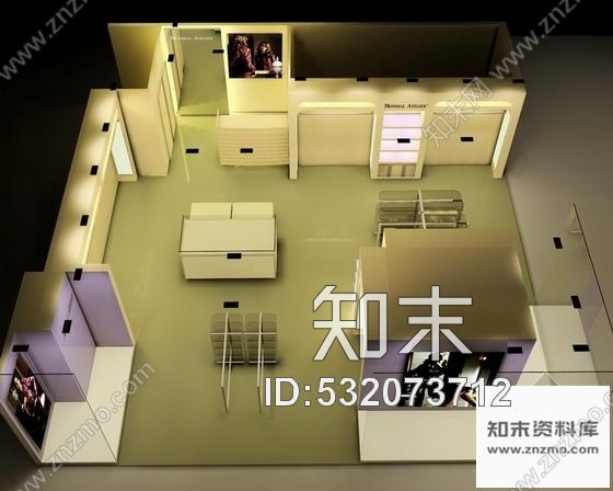 施工图某女士时尚服装专卖店设计施工图含效果cad施工图下载【ID:532073712】