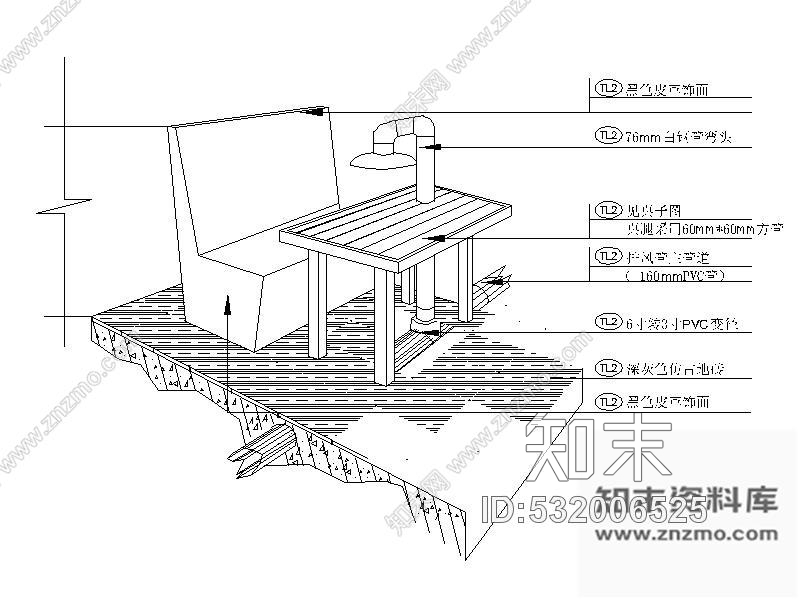 施工图某连锁烤肉店装修图纸施工图下载【ID:532006525】