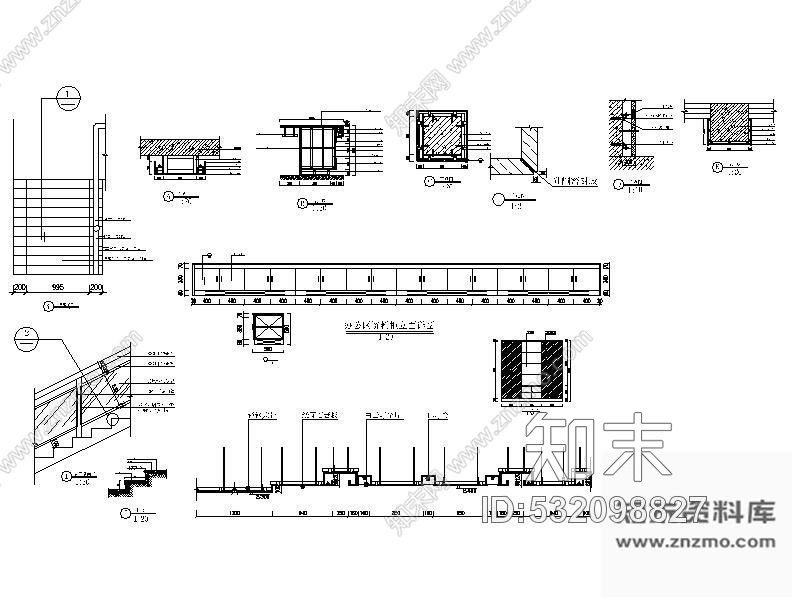 施工图安徽某国税局办公楼室内装饰cad施工图下载【ID:532098827】