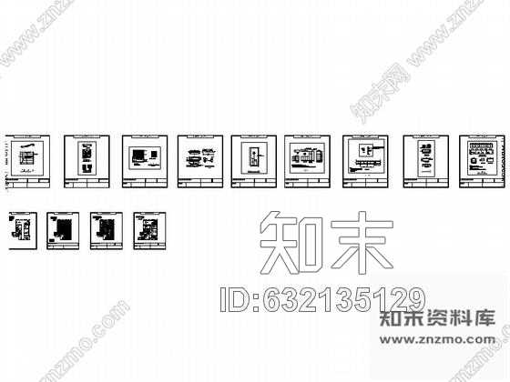 施工图河北全国十大品牌之一现代风格早教中心室内装修施工图cad施工图下载【ID:632135129】