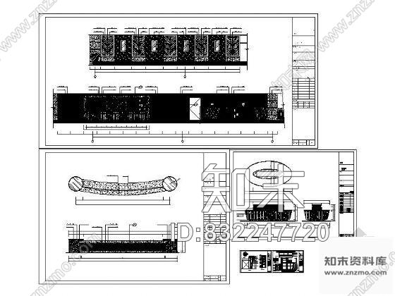 图块/节点宾馆大厅装饰详图施工图下载【ID:832247720】