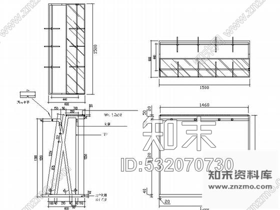 施工图重庆时尚现代老年女装专卖店装修施工图含效果cad施工图下载【ID:532070730】