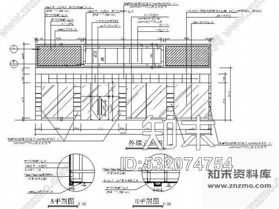 施工图福建某售楼接待中心内装修图cad施工图下载【ID:532074754】