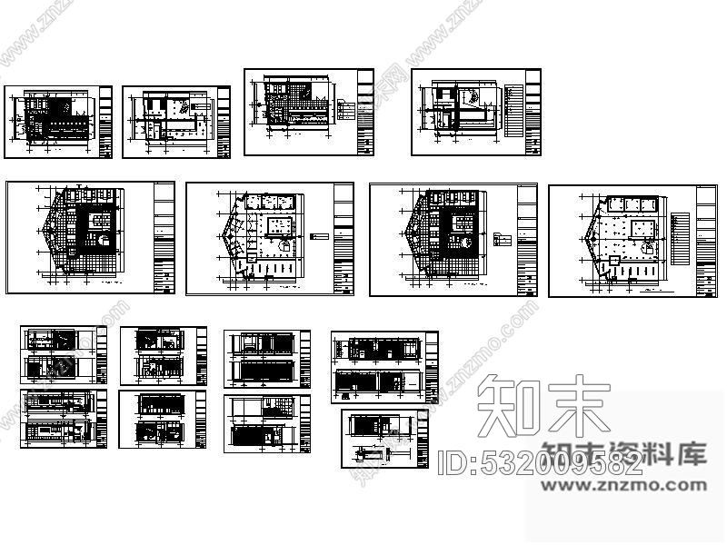 施工图日式料理店方案设计图cad施工图下载【ID:532009582】