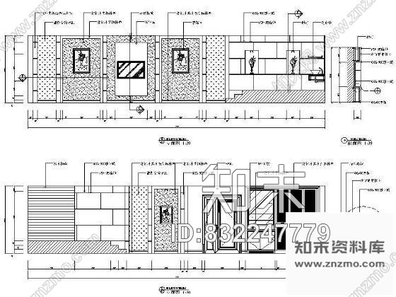 图块/节点洗浴贵宾包间装修详图Ⅰcad施工图下载【ID:832247779】