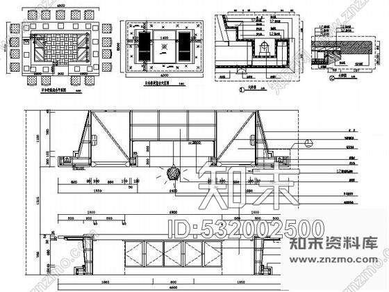 施工图沈阳某酒店东京铁板炉烧馆室内装修图cad施工图下载【ID:532002500】