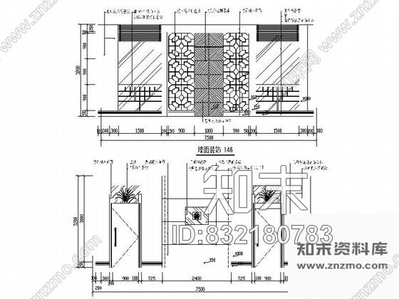 图块/节点多种空间墙面装饰设计图集cad施工图下载【ID:832180783】