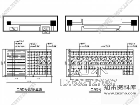 施工图某ktv包间设计装修图Ⅱcad施工图下载【ID:632127087】