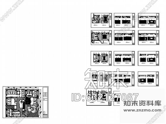 施工图某ktv包间设计装修图Ⅱcad施工图下载【ID:632127087】