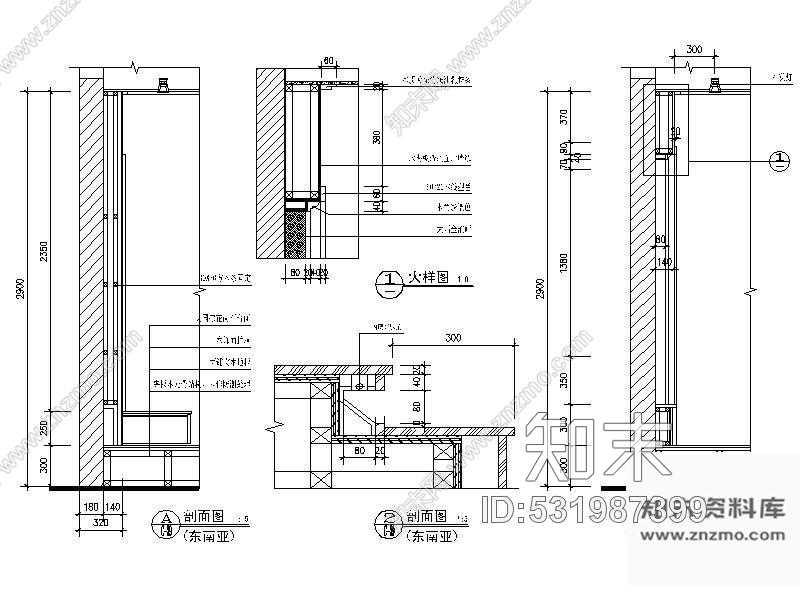 施工图东南亚风格别墅施工图cad施工图下载【ID:531987399】