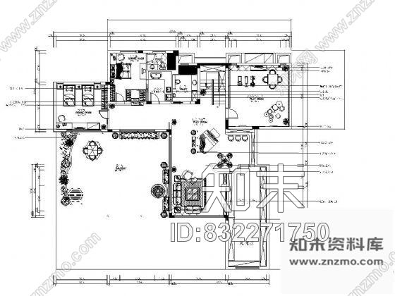 图块/节点双层别墅平面设计图cad施工图下载【ID:832271750】