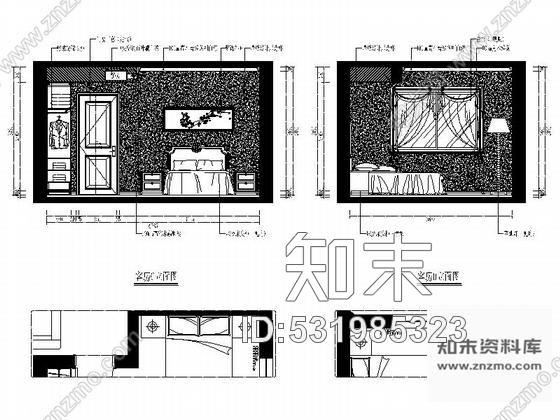 施工图中欧混搭风格四层别墅样板房CAD装修图含效果实景cad施工图下载【ID:531985323】