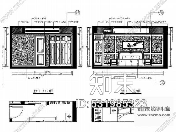 施工图中欧混搭风格四层别墅样板房CAD装修图含效果实景cad施工图下载【ID:531985323】