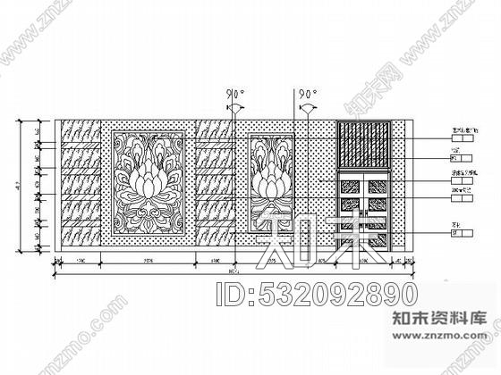 施工图超大会议室装饰设计装修图cad施工图下载【ID:532092890】