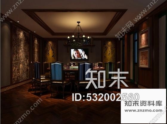 施工图合肥极具特色中式古典餐厅装修图含效果cad施工图下载【ID:532002560】