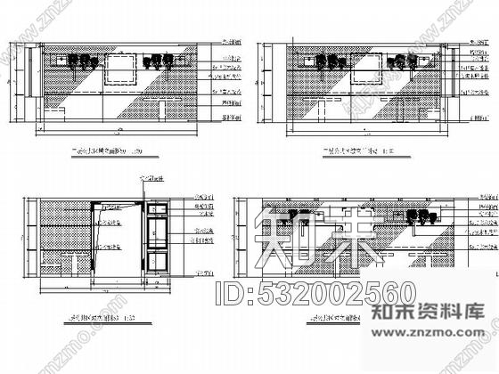 施工图合肥极具特色中式古典餐厅装修图含效果cad施工图下载【ID:532002560】