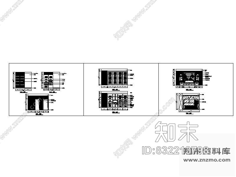 图块/节点新古典父母房立面图cad施工图下载【ID:832213798】