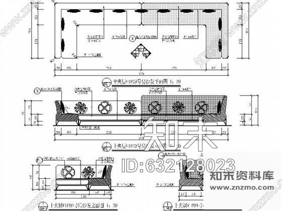 施工图欧式古典俱乐部夜总会包间装修图cad施工图下载【ID:632128023】