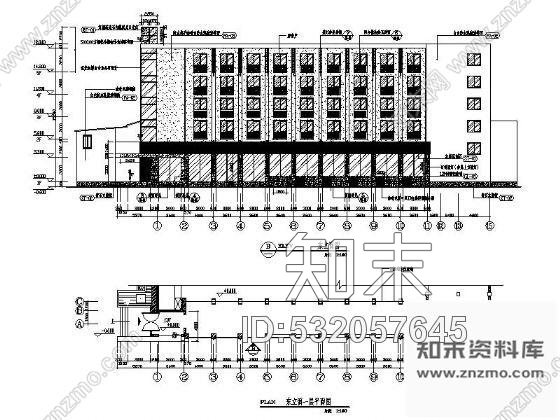 施工图三门峡新中式大酒店室内装修图含效果cad施工图下载【ID:532057645】