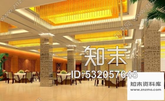 施工图三门峡新中式大酒店室内装修图含效果cad施工图下载【ID:532057645】