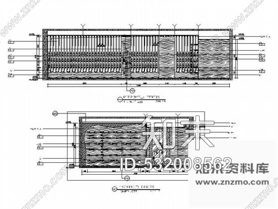 施工图时尚风味餐厅室内装修图含效果cad施工图下载【ID:532008562】