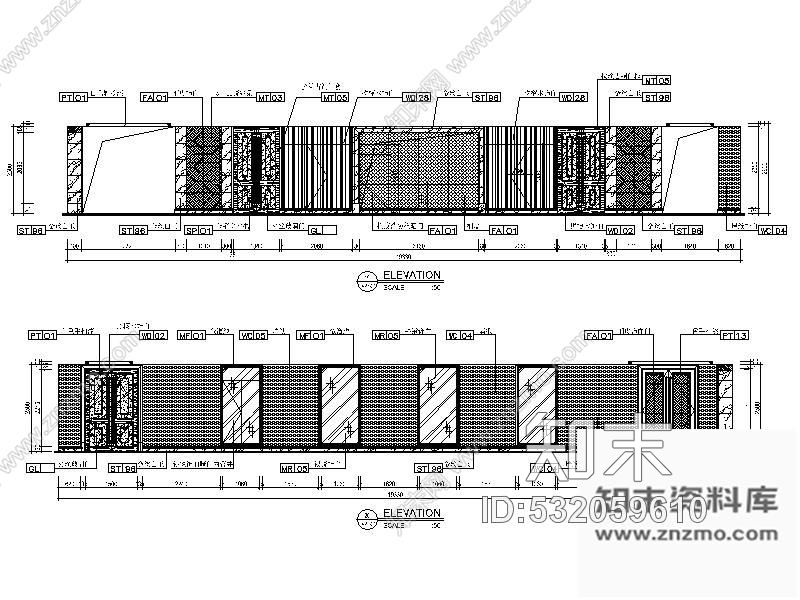 施工图北京某酒店总统套房装修施工图cad施工图下载【ID:532059610】