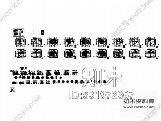 施工图合肥简欧温馨4居室2层中型别墅室内设计施工图施工图下载【ID:531972367】