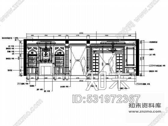 施工图合肥简欧温馨4居室2层中型别墅室内设计施工图施工图下载【ID:531972367】