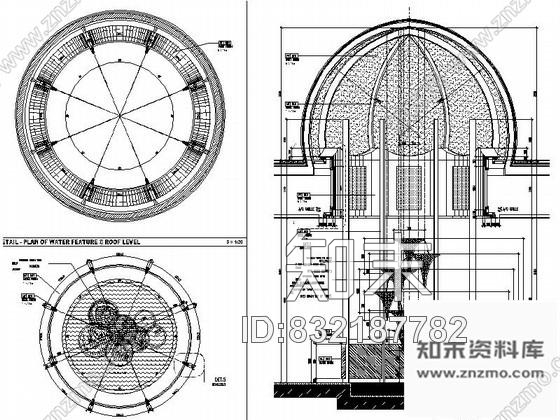 图块/节点某现代海鲜餐厅水景节点详图CAD图块下载cad施工图下载【ID:832187782】