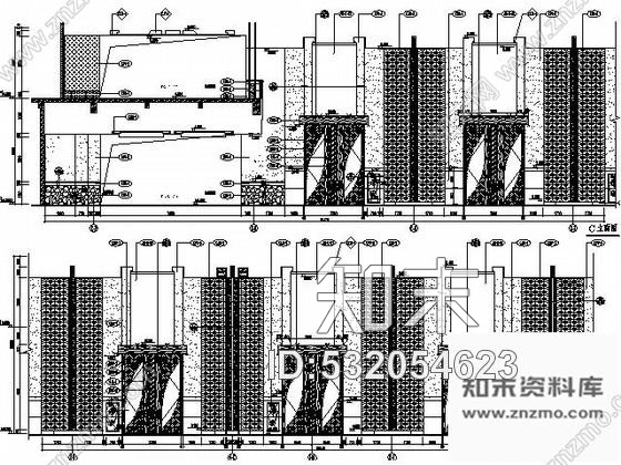 施工图五星酒店首层宴会厅前厅施工图cad施工图下载【ID:532054623】