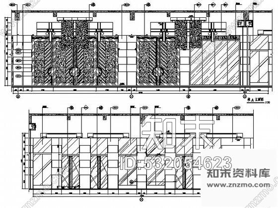 施工图五星酒店首层宴会厅前厅施工图cad施工图下载【ID:532054623】