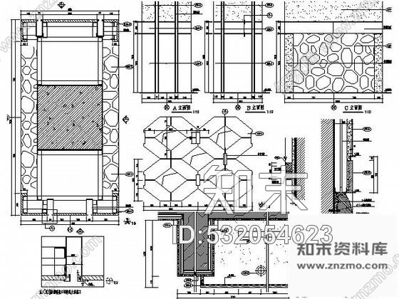 施工图五星酒店首层宴会厅前厅施工图cad施工图下载【ID:532054623】