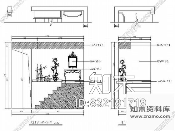 图块/节点北京某奢华别墅玄关立面图cad施工图下载【ID:832191719】