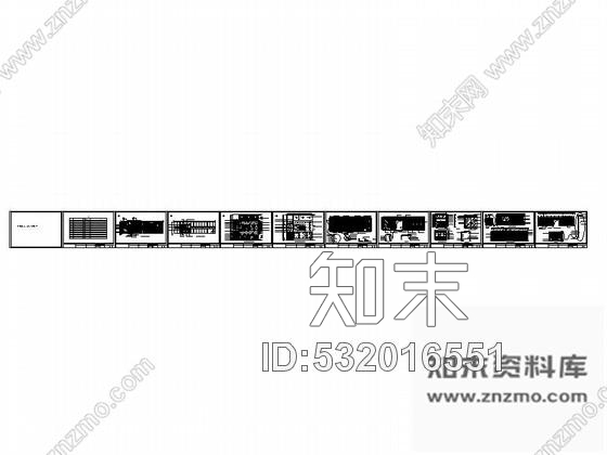 施工图西安社区茶艺中心室内装修图cad施工图下载【ID:532016551】