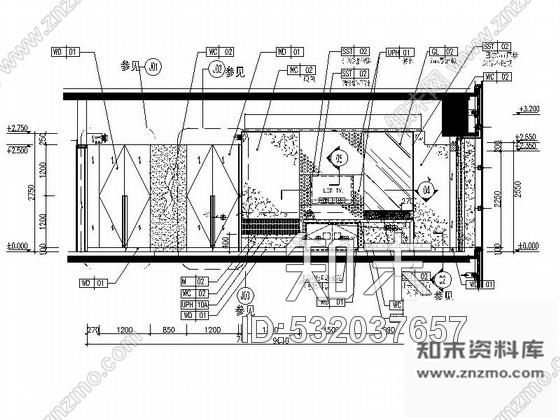 施工图河北某五星级豪华酒店异型房室内装修施工图cad施工图下载【ID:532037657】