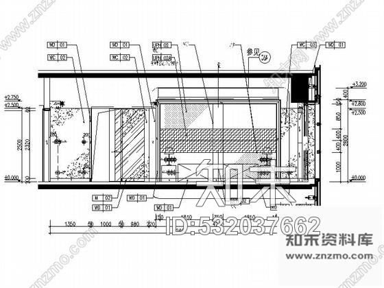 施工图河北某五星级豪华酒店好莱坞双人间室内装修施工图cad施工图下载【ID:532037662】