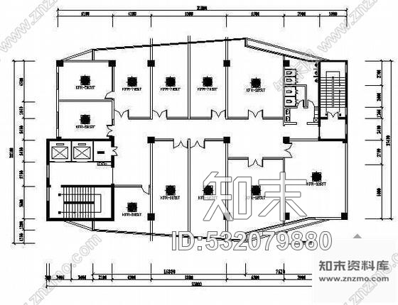 施工图某国土局办公楼装饰竣工图cad施工图下载【ID:532079880】