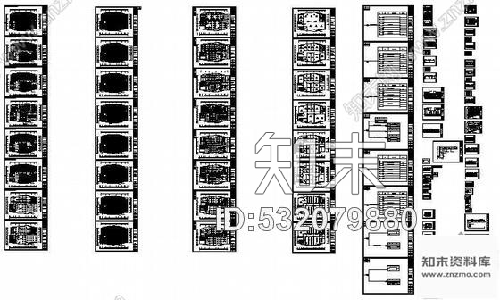 施工图某国土局办公楼装饰竣工图cad施工图下载【ID:532079880】