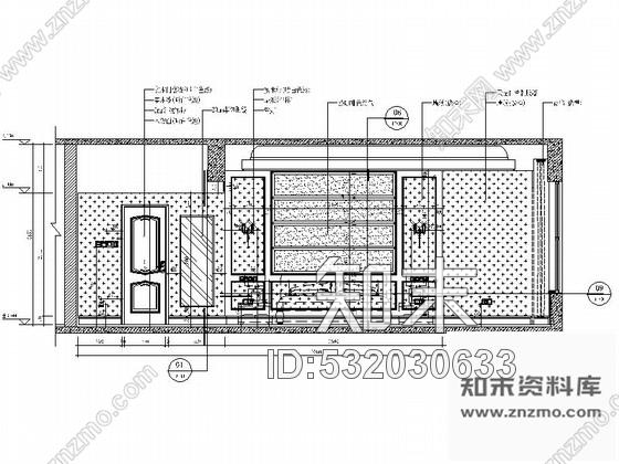 施工图广东奢华酒店双人间客房室内CAD施工图含效果施工图下载【ID:532030633】