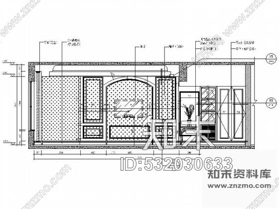 施工图广东奢华酒店双人间客房室内CAD施工图含效果施工图下载【ID:532030633】