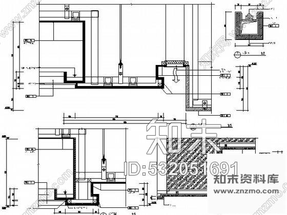 施工图五星酒店首层电梯厅施工图cad施工图下载【ID:532051691】