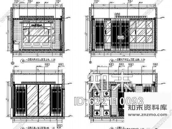 施工图重庆经典新中式男子水疗养生SPA会所装修施工图含效果及全套方案cad施工图下载【ID:632110093】